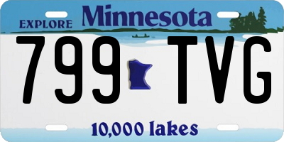 MN license plate 799TVG