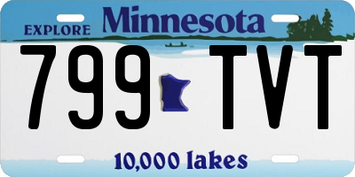 MN license plate 799TVT