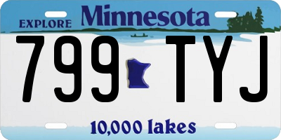 MN license plate 799TYJ