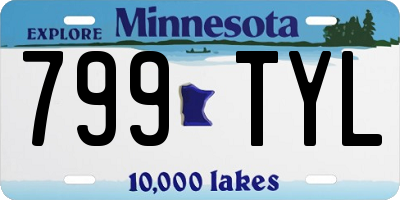 MN license plate 799TYL