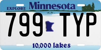 MN license plate 799TYP