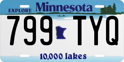 MN license plate 799TYQ