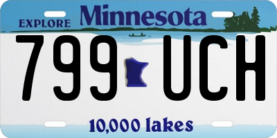 MN license plate 799UCH