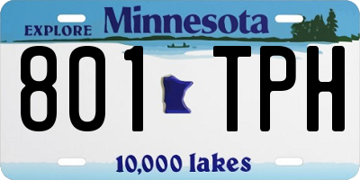 MN license plate 801TPH