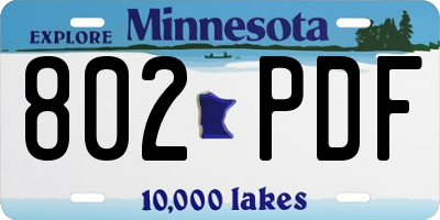 MN license plate 802PDF