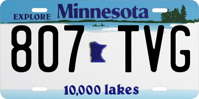 MN license plate 807TVG