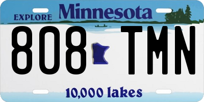 MN license plate 808TMN