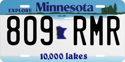 MN license plate 809RMR