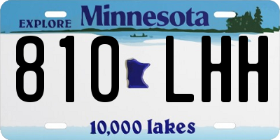 MN license plate 810LHH
