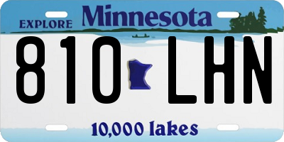 MN license plate 810LHN