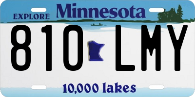 MN license plate 810LMY