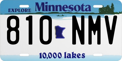 MN license plate 810NMV