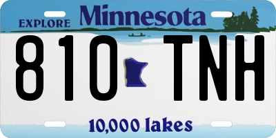 MN license plate 810TNH