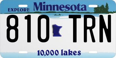 MN license plate 810TRN