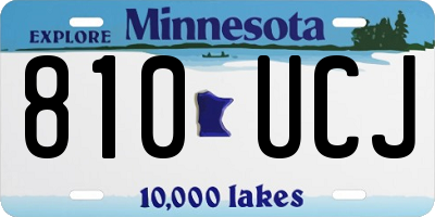 MN license plate 810UCJ