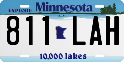 MN license plate 811LAH