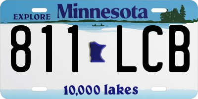 MN license plate 811LCB