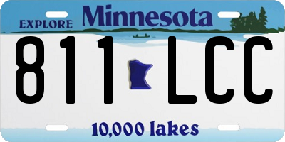 MN license plate 811LCC