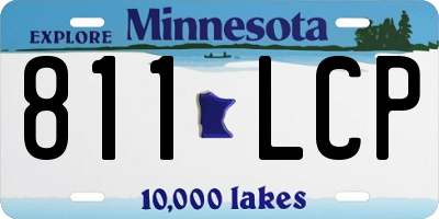 MN license plate 811LCP