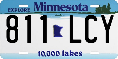 MN license plate 811LCY