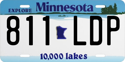 MN license plate 811LDP