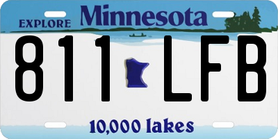 MN license plate 811LFB