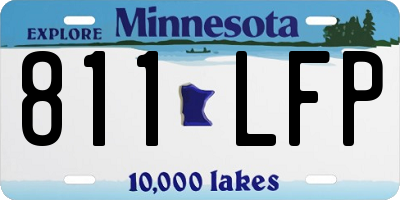 MN license plate 811LFP