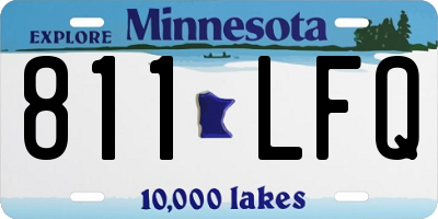 MN license plate 811LFQ