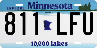 MN license plate 811LFU