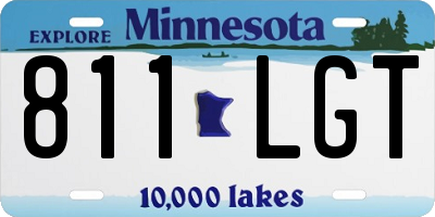MN license plate 811LGT
