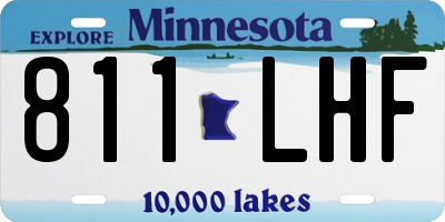 MN license plate 811LHF