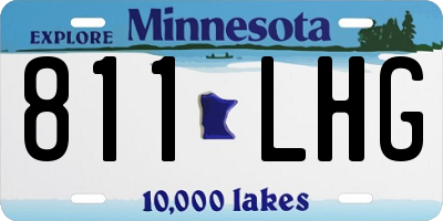 MN license plate 811LHG