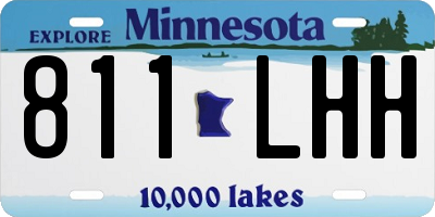 MN license plate 811LHH