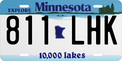 MN license plate 811LHK