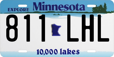MN license plate 811LHL