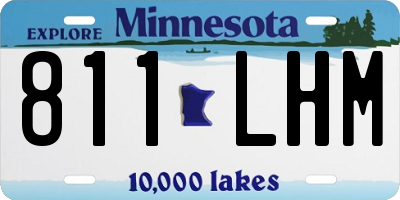 MN license plate 811LHM