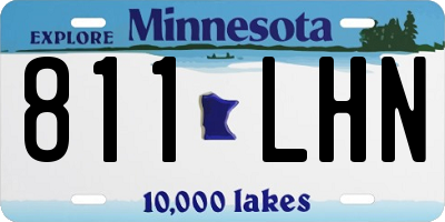 MN license plate 811LHN