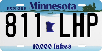 MN license plate 811LHP
