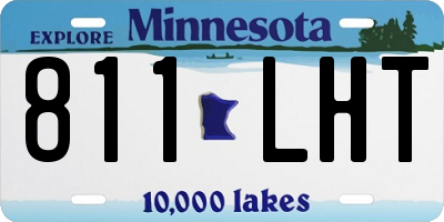 MN license plate 811LHT