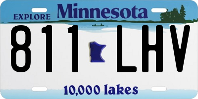 MN license plate 811LHV