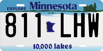 MN license plate 811LHW
