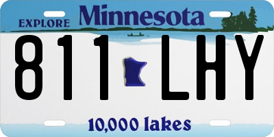 MN license plate 811LHY