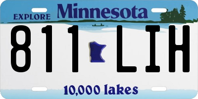 MN license plate 811LIH