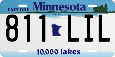 MN license plate 811LIL