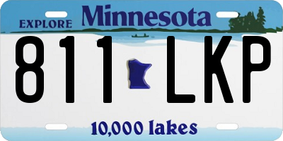 MN license plate 811LKP