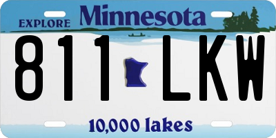 MN license plate 811LKW