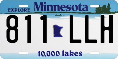 MN license plate 811LLH