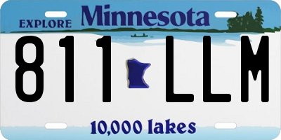 MN license plate 811LLM