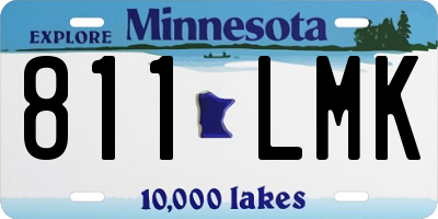 MN license plate 811LMK