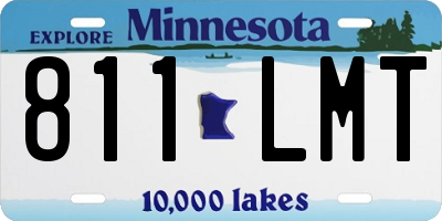 MN license plate 811LMT